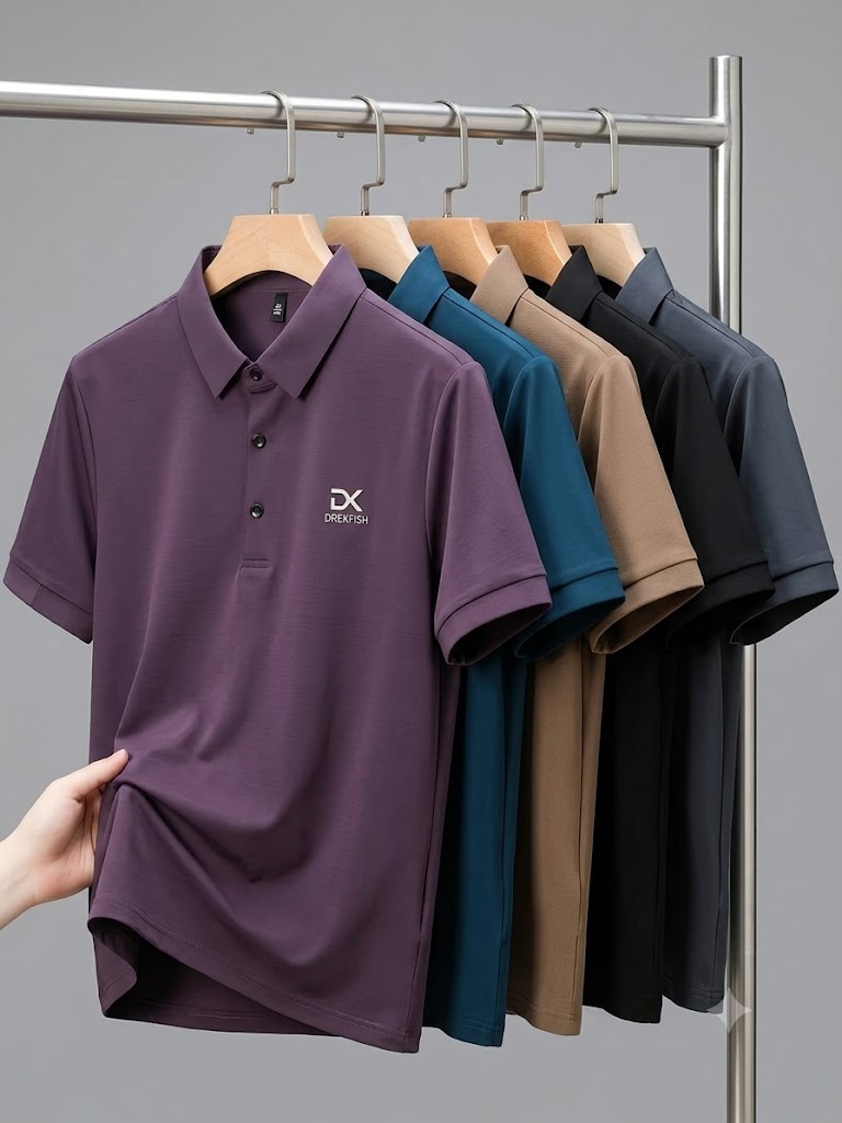 Super Premium China Fabric Sweing Less Summer Polo Shirt For Men