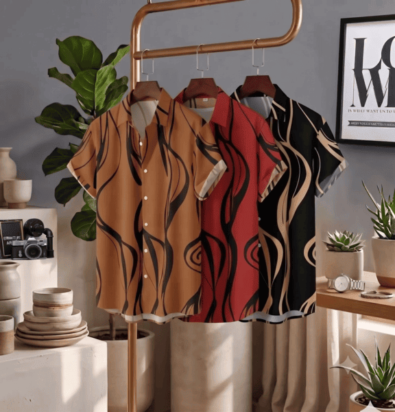 Premium China Micro Fabric Casual Half Sleeve Shirt