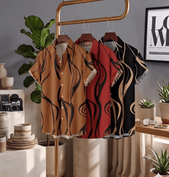 Premium China Micro Fabric Casual Half Sleeve Shirt