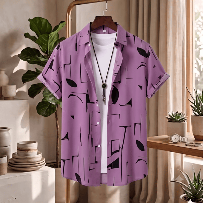 Premium China Micro Fabric Casual Half Sleeve Shirt For Men Copy