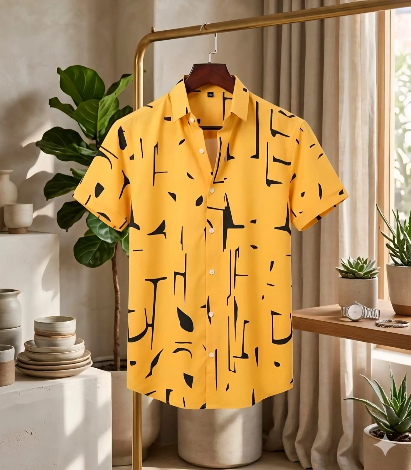 Premium China Micro Fabric Casual Half Sleeve Shirt