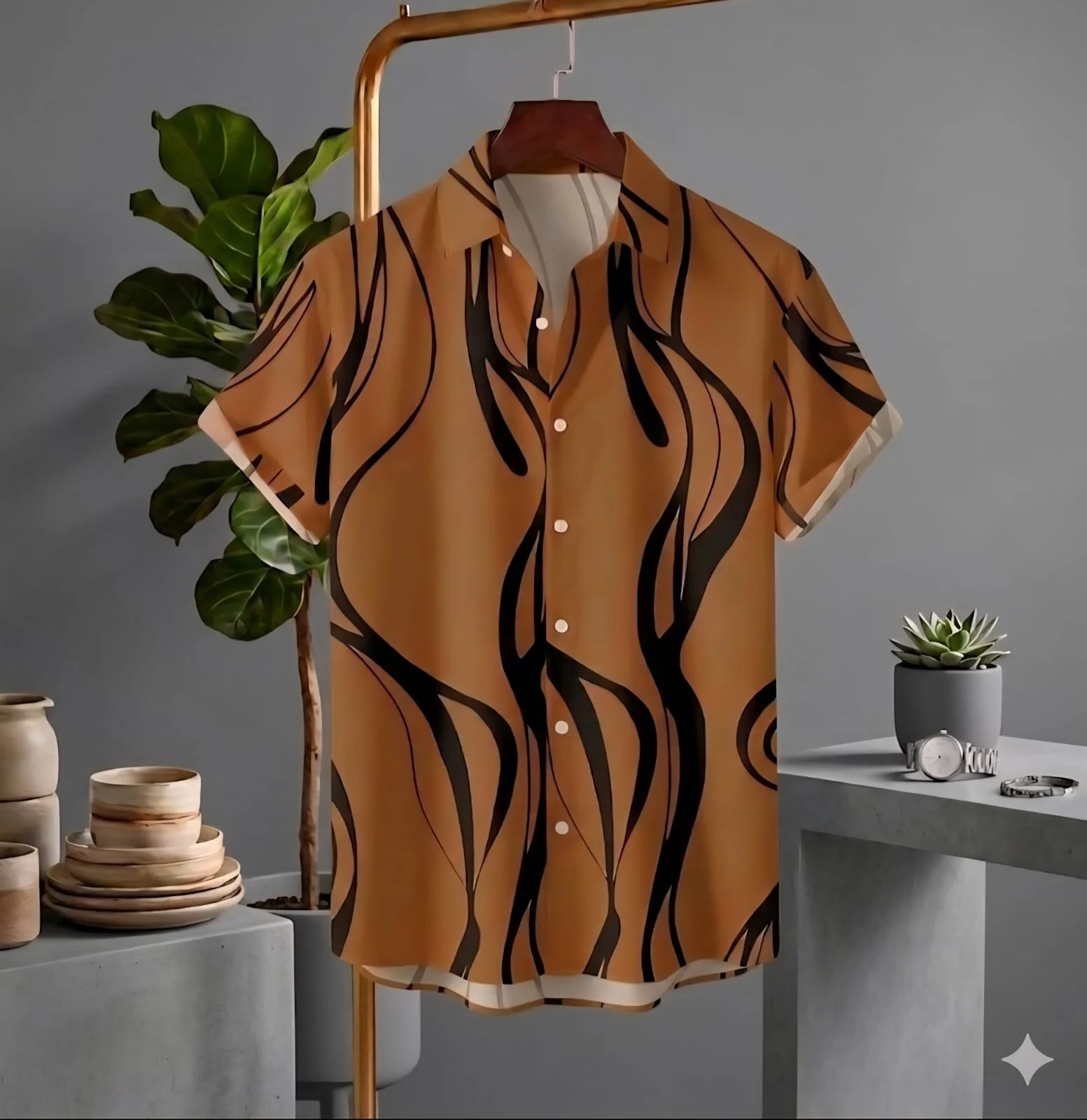 Premium China Micro Fabric Casual Half Sleeve Shirt