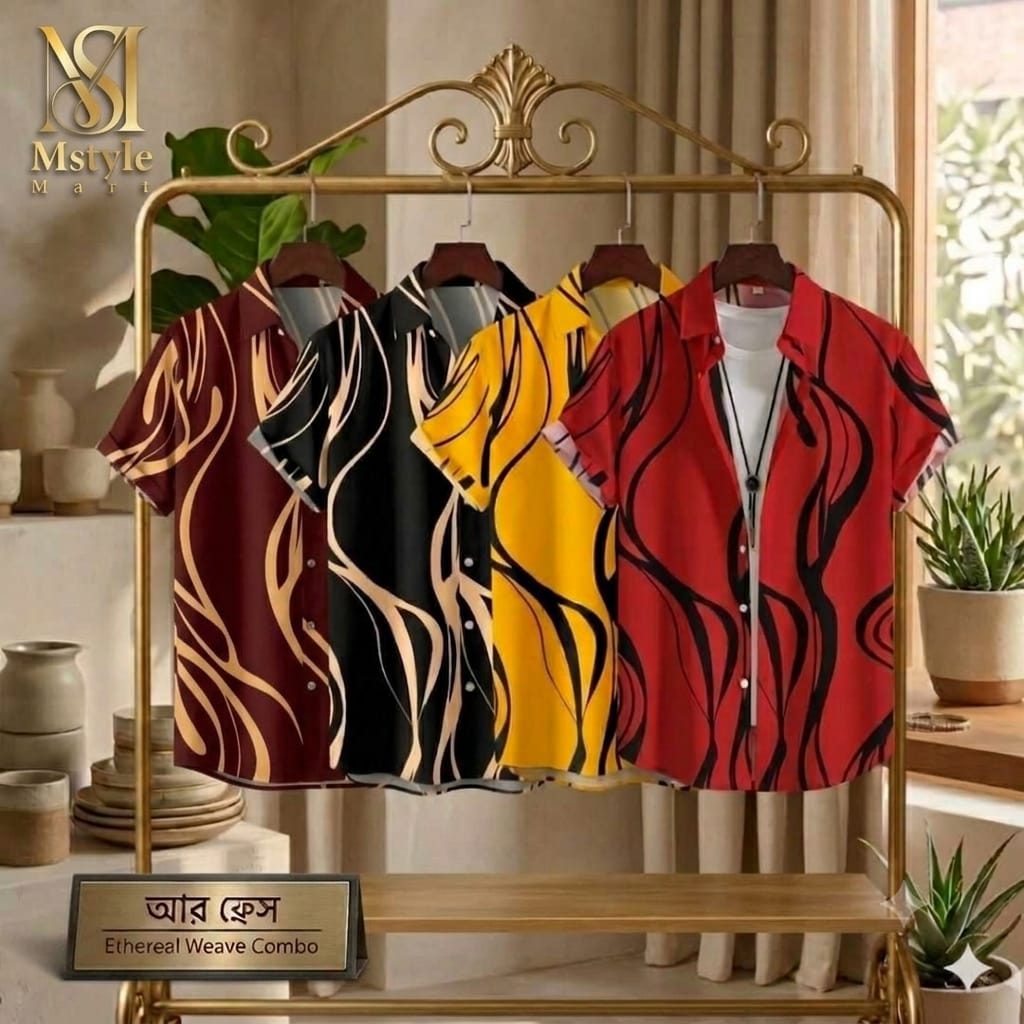 Premium China Micro Fabric Casual Half Sleeve Shirt