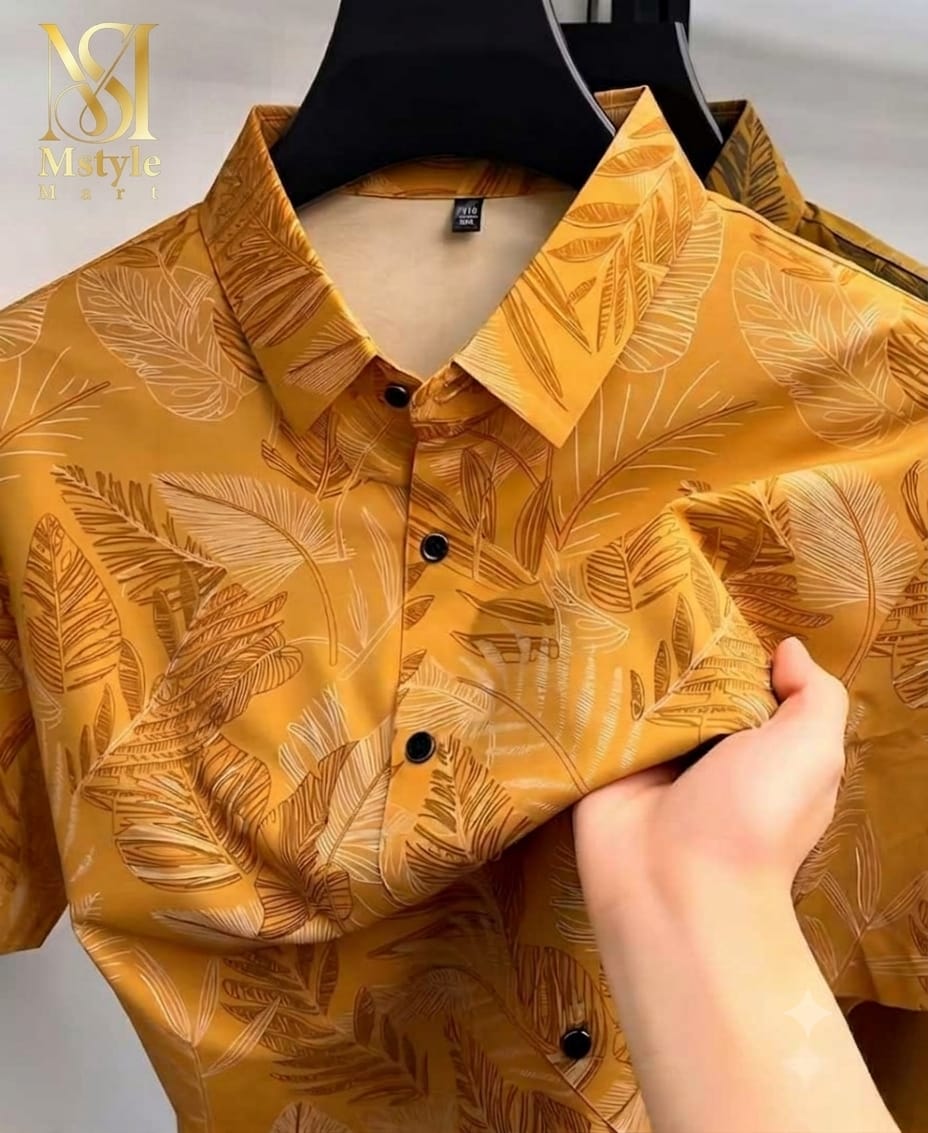 Premium China Micro Fabric Casual Half Sleeve Shirt