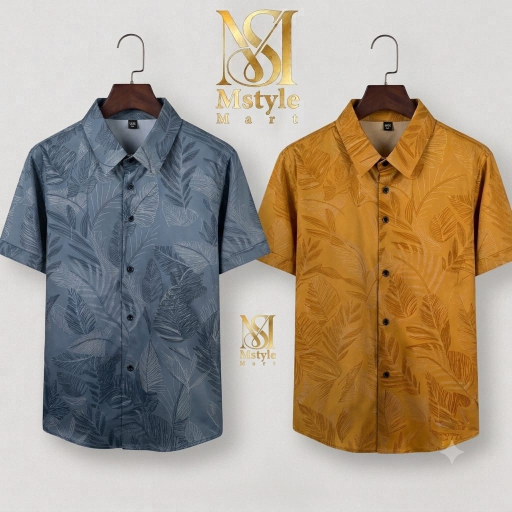 Premium China Micro Fabric Casual Half Sleeve Shirt