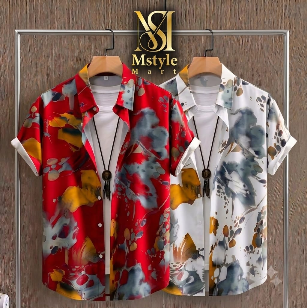 Premium China Micro Fabric Casual Half Sleeve Shirt