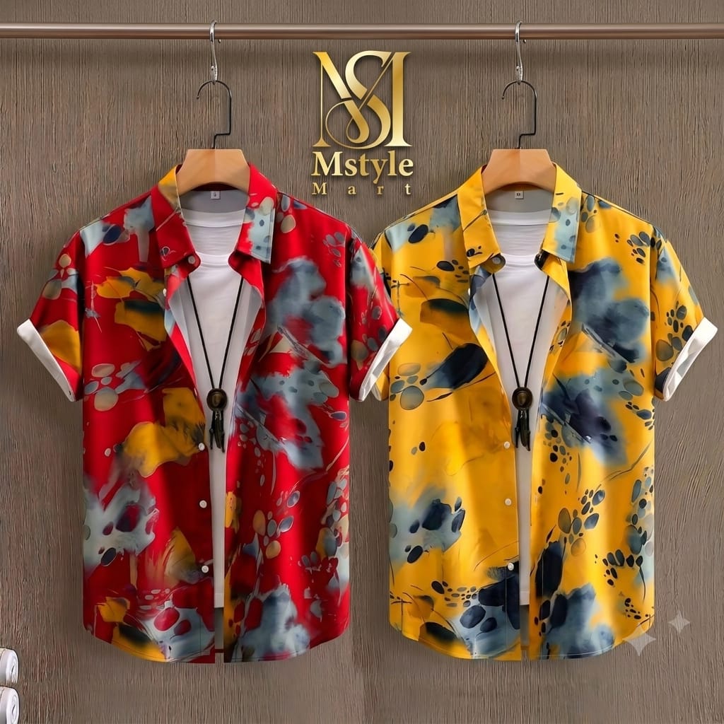 Premium China Micro Fabric Casual Half Sleeve Shirt