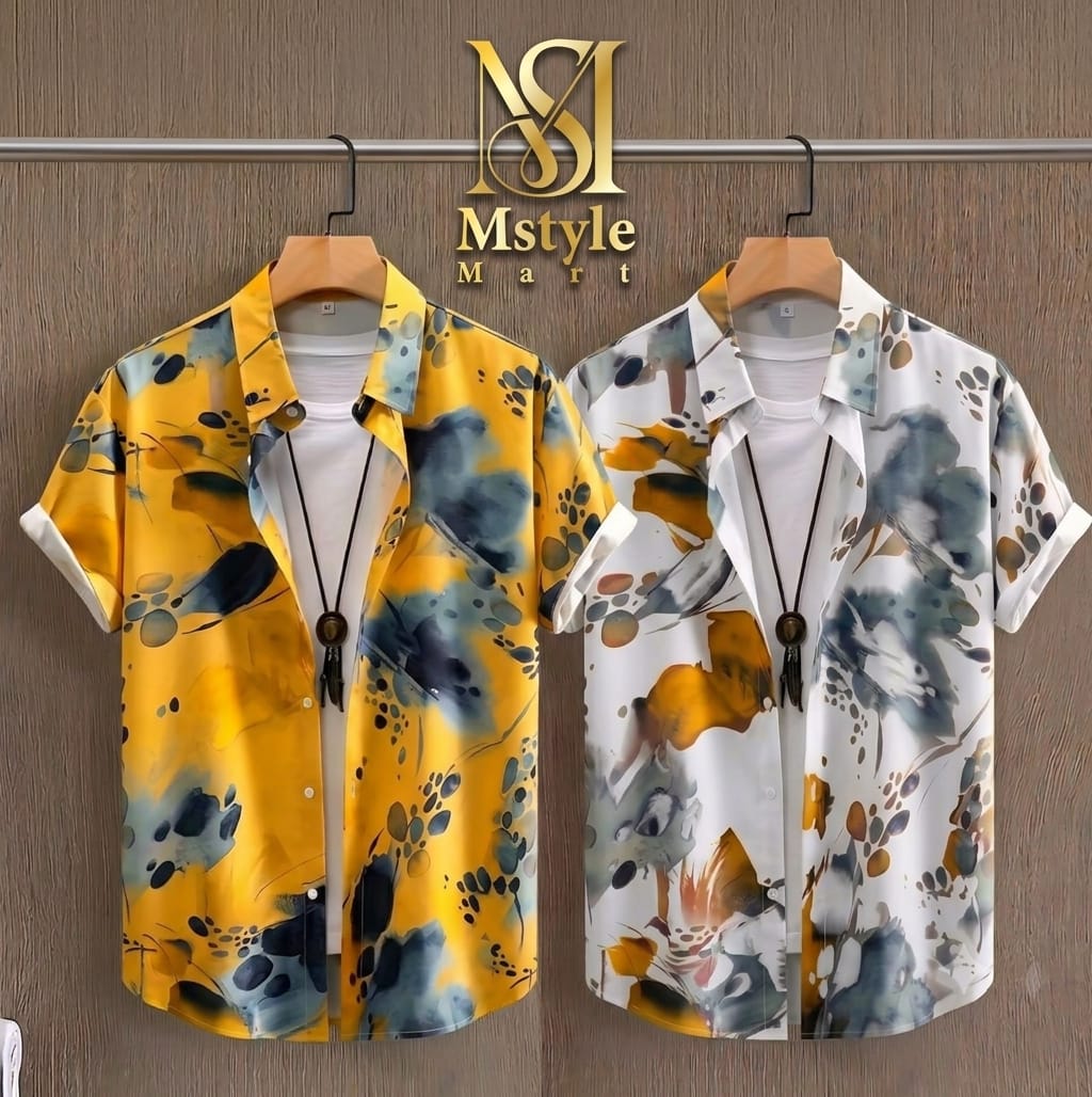 Premium China Micro Fabric Casual Half Sleeve Shirt