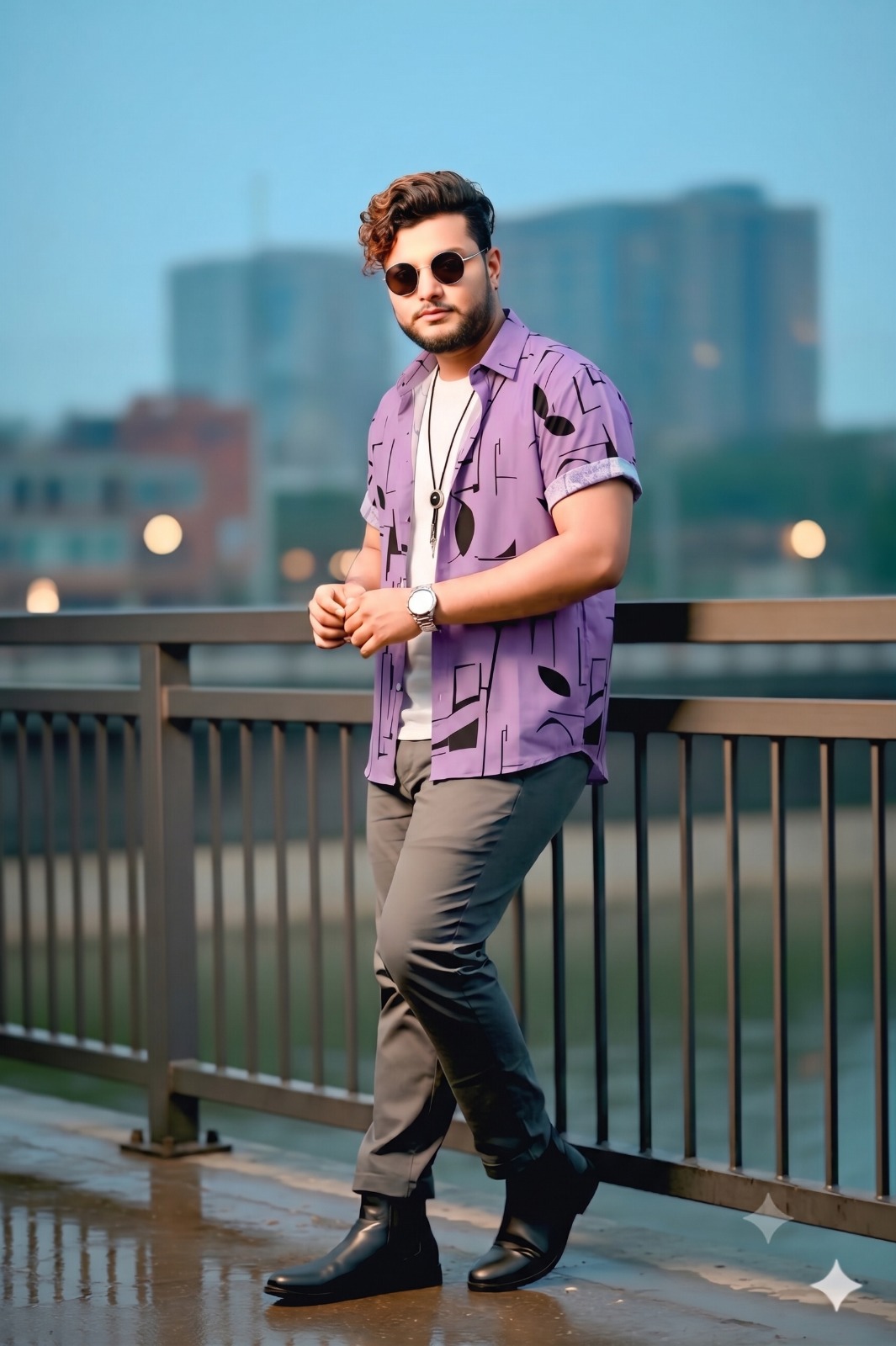 Premium China Micro Fabric Casual Half Sleeve Shirt For Men Copy alternate view