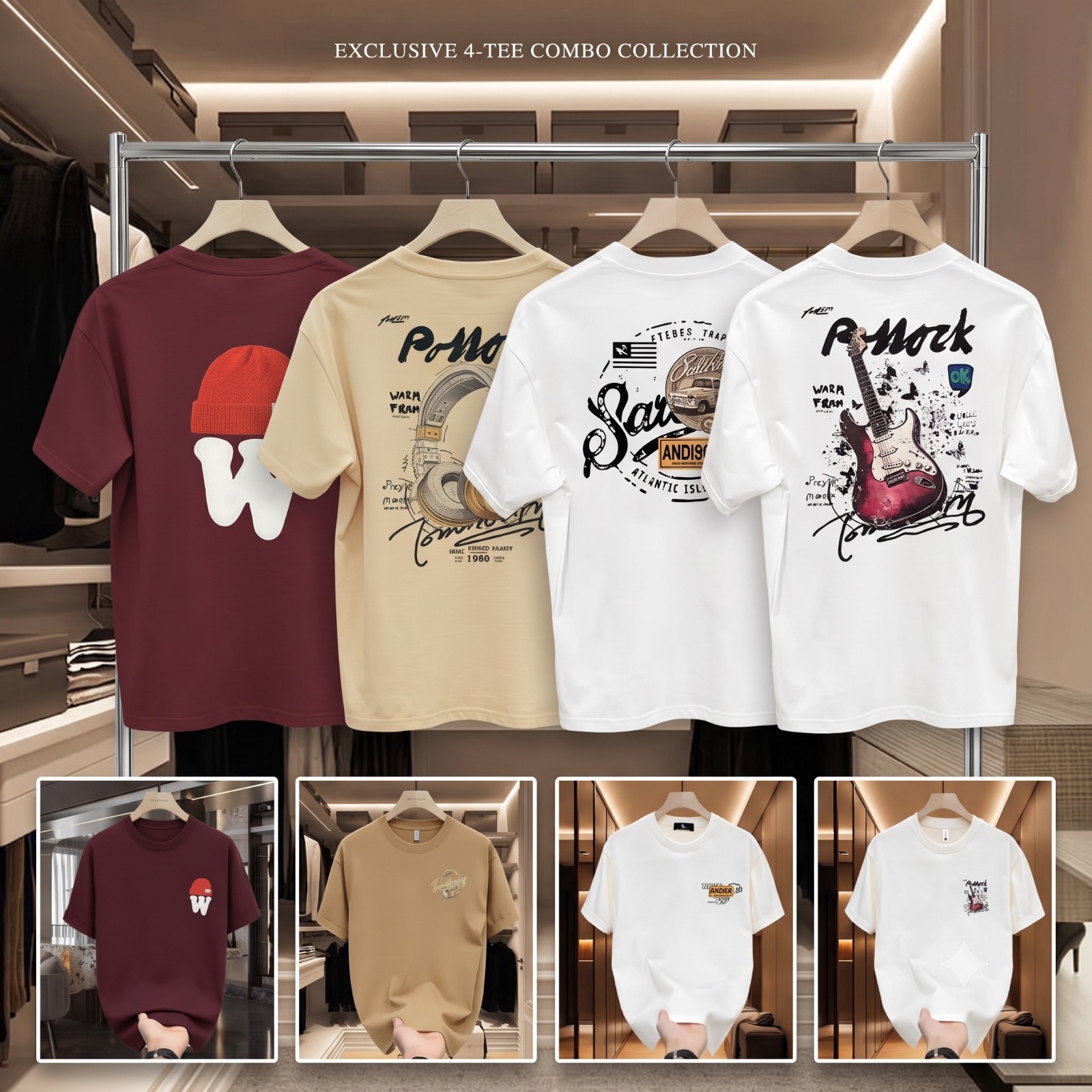 Premium China Drop-Shoulder T-Shirts