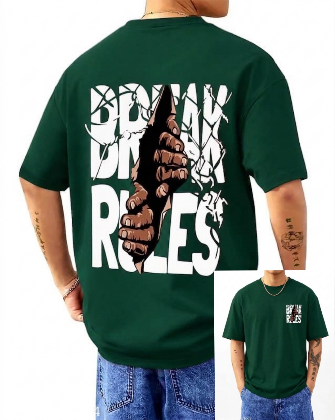 Premium China Drop-Shoulder T-Shirts