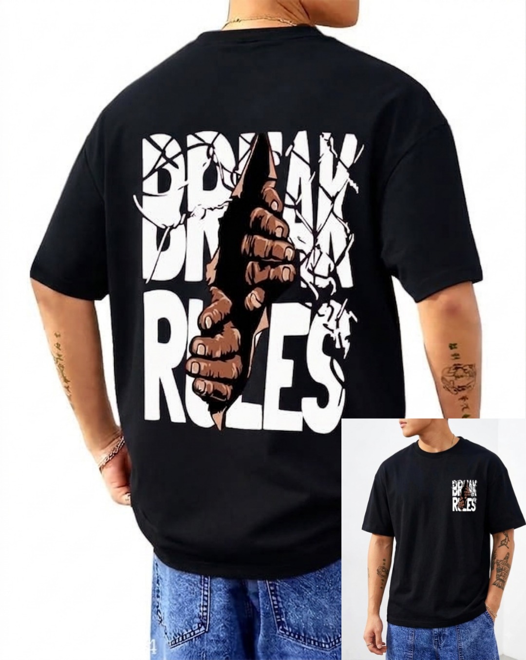 Premium China Drop-Shoulder T-Shirts
