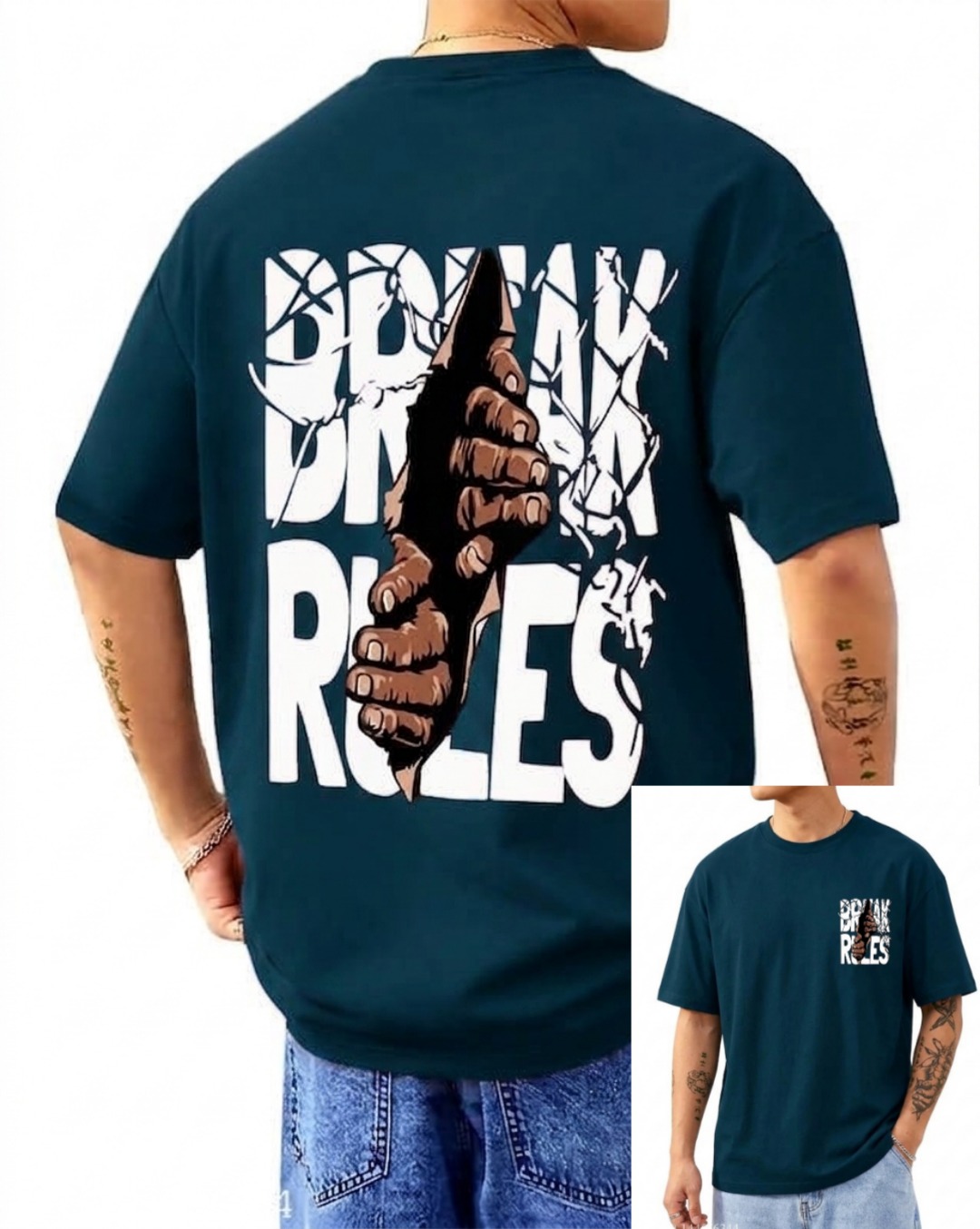 Premium China Drop-Shoulder T-Shirts