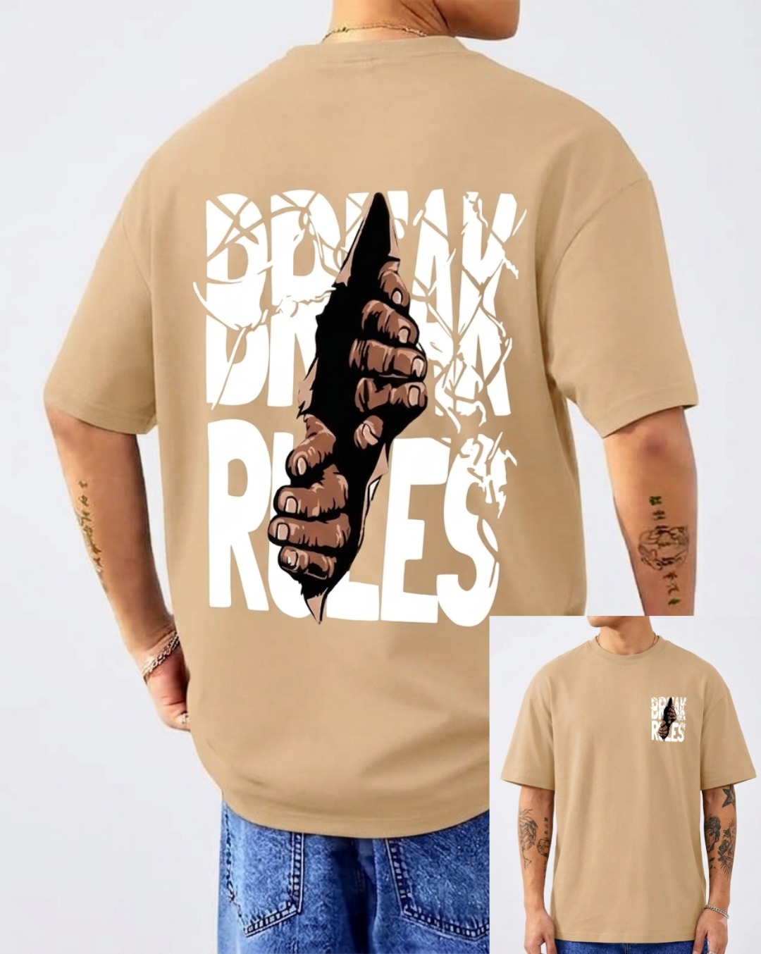 Premium China Drop-Shoulder T-Shirts